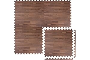 Lions Gym Flooring Mats - Interlocking Eva Foam Mat, Non Slip Rubber Cushion Exercise Puzzle Mats, Home Workout Garage Floor Tiles Indoor Outdoor Fitness