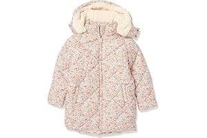 Amazon Essentials Abrigo Acolchado Largo de Corte Cocoon Niña