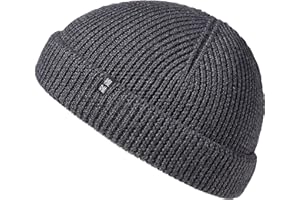 Enter the Complex® Fisherman Beanie, Berretto Uomo e Donna, 100% Lana Merino, a Due Strati