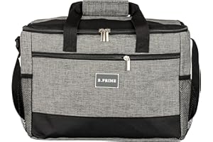 B.PRIME Sac Isotherme 20L Classic I 36x26x22cm I Glacière Souple Isotherme I Sac de Pique-Nique I Glacière Camping I Pique-Nique I Outdoor I Extérieur I Voyage I Courses I Auto I Différents Coloris