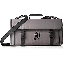 KAI Shun Custodia Per Coltelli Premium - Per 17 Coltelli Con Scomparto Pietre Affilatura - 102x49cm