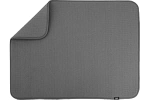 S&T INC. 530101 Abtropfmatten, Polyester, Dunkelgrau, 18" x 24"