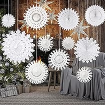 Naler 24 Stück Schneeflocken Weihnachten Deko In 4 Farben