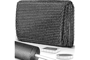 tillvex Bâche à Bulles pour Piscine Ronde et rectangulaire | Bâche de Protection Solaire de 120 µm d'épaisseur | Découpe individuelle | Chauffage de Piscine pour Eau Chaude (Noir, 732x366 cm)