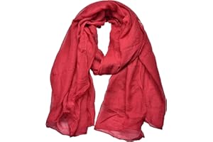 OUTRIP ehsbuy Bufandas de Algodón Pañuelos Mujer Bufanda de Moda Suave y Ligera para Mujer Chal Envolvente Sólido para Cuello Foulard
