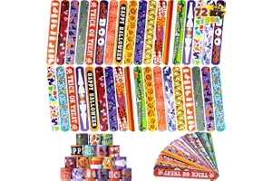 72 snäpparmband, klapparmband, halloweenarmband, för pojke och flicka, snäpparmband, give aways, vikbart armband, Plast