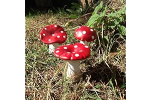 Décor fée de jardin Mushrooms