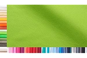1buy3 Tissu de côtes Jersey XXL au mètre|Double : 75cm de Largeur|Simple : 150cm de Largeur|Couleur : 11 Vert Pomme|0,25m de Longueur|96% Coton, 4% élasthanne|Plus de 50 Coloris au Choix|Jersey
