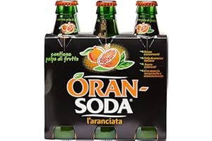 ORAN SODA Oransoda - L'Aranciata con Polpa di Frutta, 20 cl (Pacco da 6)