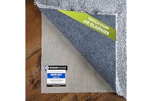 LILENO HOME Non-Slip Carpet Underlay [190 x 290 cm] Made of Fibreglass - Non-Slip Mat Can Be Cut to Size - Non-Slip Mat Carpet Stopper - Universal Carpet Underlay - Non-Slip Mat Carpet Stopper