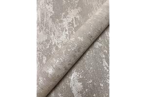 Newroom Design Tapete Silber Vliestapete Beton - Struktur Taupe Grau Putz Industrial Premium inkl. Tapezier-Ratgeber
