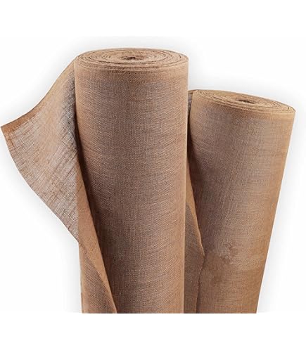 Aquagart Jute Stof 60m X 1m 305g/m² Jute Mat Tuin Jute Stof Jute Lint
