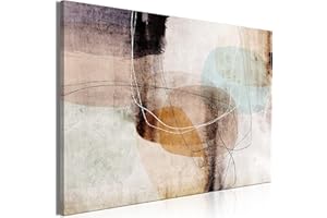 murando Quadro Motivo geometrico 60x40 cm 1 pezzo Stampa su tela in TNT XXL Immagini moderni Murale Fotografia Grafica Decorazione da parete Astratto colorato come dipinto a-A-0756-b-a