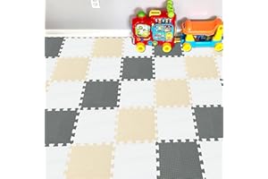 YIMINYUER® 25 Piezas (30cmx30cmx1cm Cada Pieza), Infantiles Alfombrillas para Puzzles, Bebés Alfombras Puzzles y Juegos, Niños Alfombra Puzzle Bebe R01R10R12G301025