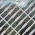 540 Pcs 1.968x0.39 inch Silver High Security Tamper Evident Seal Warranty Void Dogbone Original Genuine Authentic Hologram Labels/Stickers w/ Unique Sequential Serial Numbering Tamper Proof Stickers