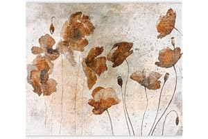 murando Carta da parati Papavero 400x280 cm Fotomurali in TNT Murale alla moda Decorazione da Muro XXL Poster Gigante Design Carta per pareti Fiori Natura come dipinto b-C-1011-a-a