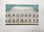 Stamperia D'Arte Busato: "Vicenza: Basilica Palladiana" - Vico Calabr&ograve; - incisione a ceramolle/acquatinta stampata a mano...