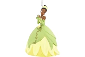 Hallmark Ozdoba Tiana, dekoracja drzewa księżniczki i żaby, wisząca ozdoba Disneya, świąteczna ozdoba wisząca, prezenty na Boże Narodzenie