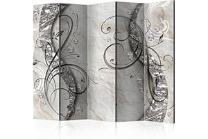 murando Decorative Room Divider 225x172 cm / 89"x68" Single-Sided Folding Screen 5 Panels Room Partition Non-Woven Canvas Print Opaque Photo Display a-A-0036-z-c