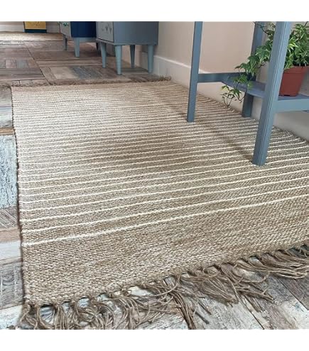 IKEA LOHALS Rug, flatwoven, 133x195 cm, Natural : Amazon.co.uk