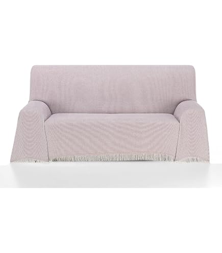 Home Tresor Gran Foulard Per Divano 170x280 Cm - Telo Salva Divano In Misto Cotone - Colore Acqua - Made In Italy - 2