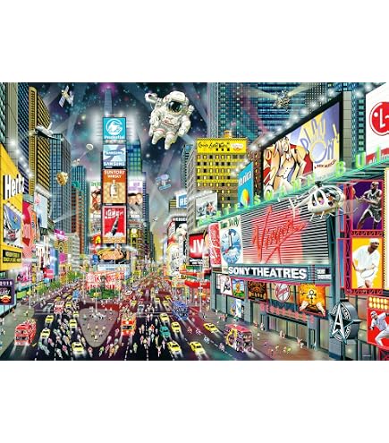 Puzzle Peter Pauper Press 1000 Pezzi - Scena Di Parigi 'Bonsoir!' Con Torre Eiffel, Dimensioni 70x50 Cm