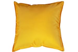 Seaquin Large Waterproof Cushion Cover in Yellow 60cm x 60cm