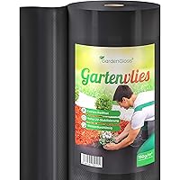 GardenGloss® 25m² Premium Unkrautvlies 150g/m² Extra Stark - Gartenvlies gegen Unkraut – Unkrautfolie Wasserdurchlässig…
