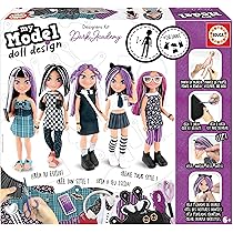 Educa My Model Doll Design Dark Academy Fashion Style Kit to be a