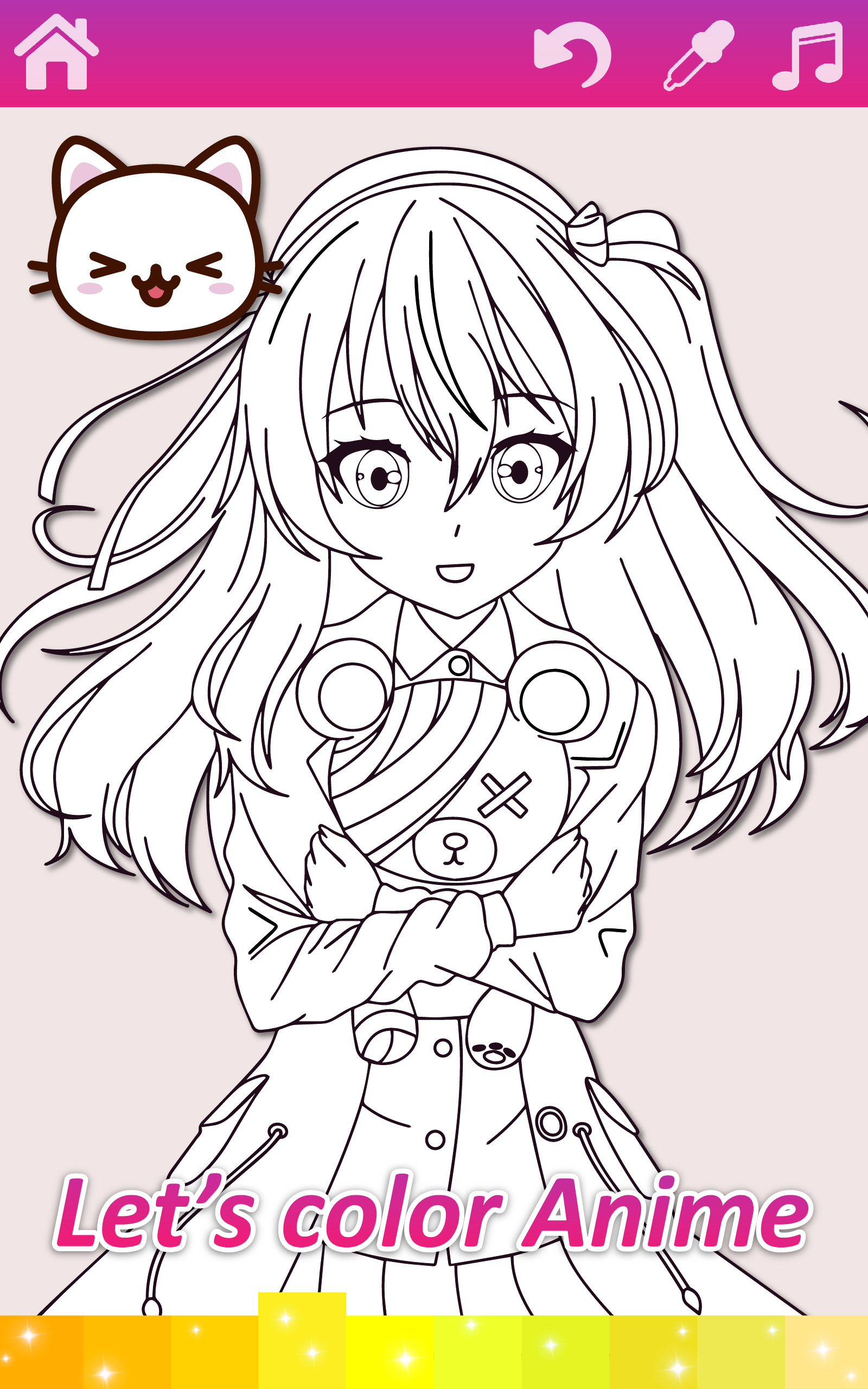 Anime Manga Coloring Pages With Animated Effects Amazon In Apps For Android