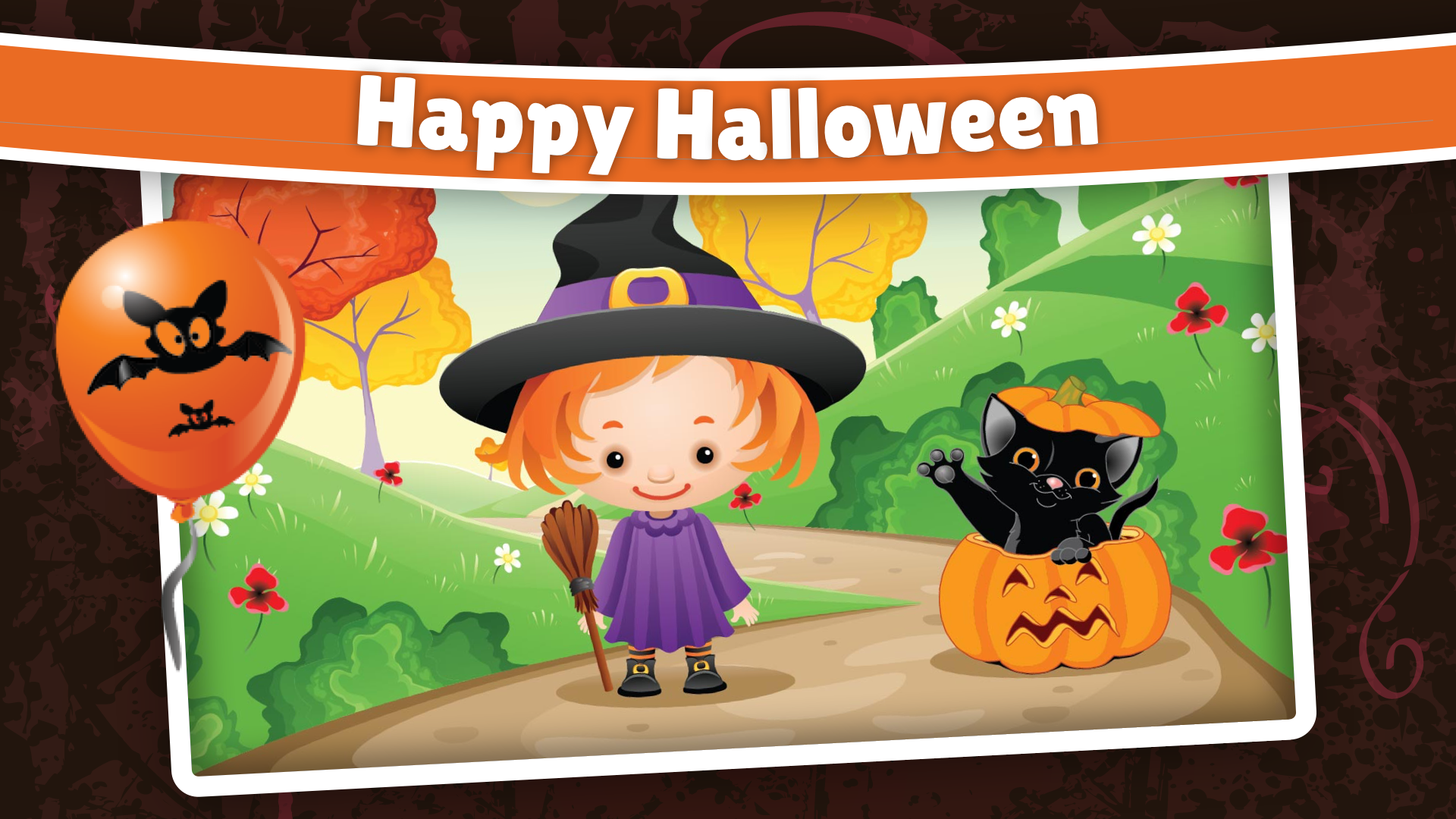National sibling mothers downloading Halloween Puzzles for kids - fun & happy jigsaw game for preschool toddlers, boys and girls