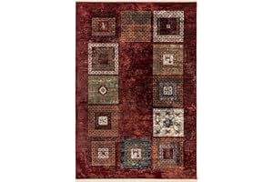 benuta Dywan Nest Mythos – włókno syntetyczne – prostokątny, w stylu berberskim, tradycyjnym, boho, etnicznym, łatwy w pielęgnacji, do salonu, sypialni, wielokolorowy, 120 x 170 cm