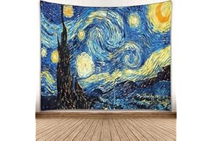 omnihabits Tapisserie, Tapis Mural, Tapisserie Murale, tenture avec Impression hautement détaillée (Nuit Etoilee, 130 x 150 cm)