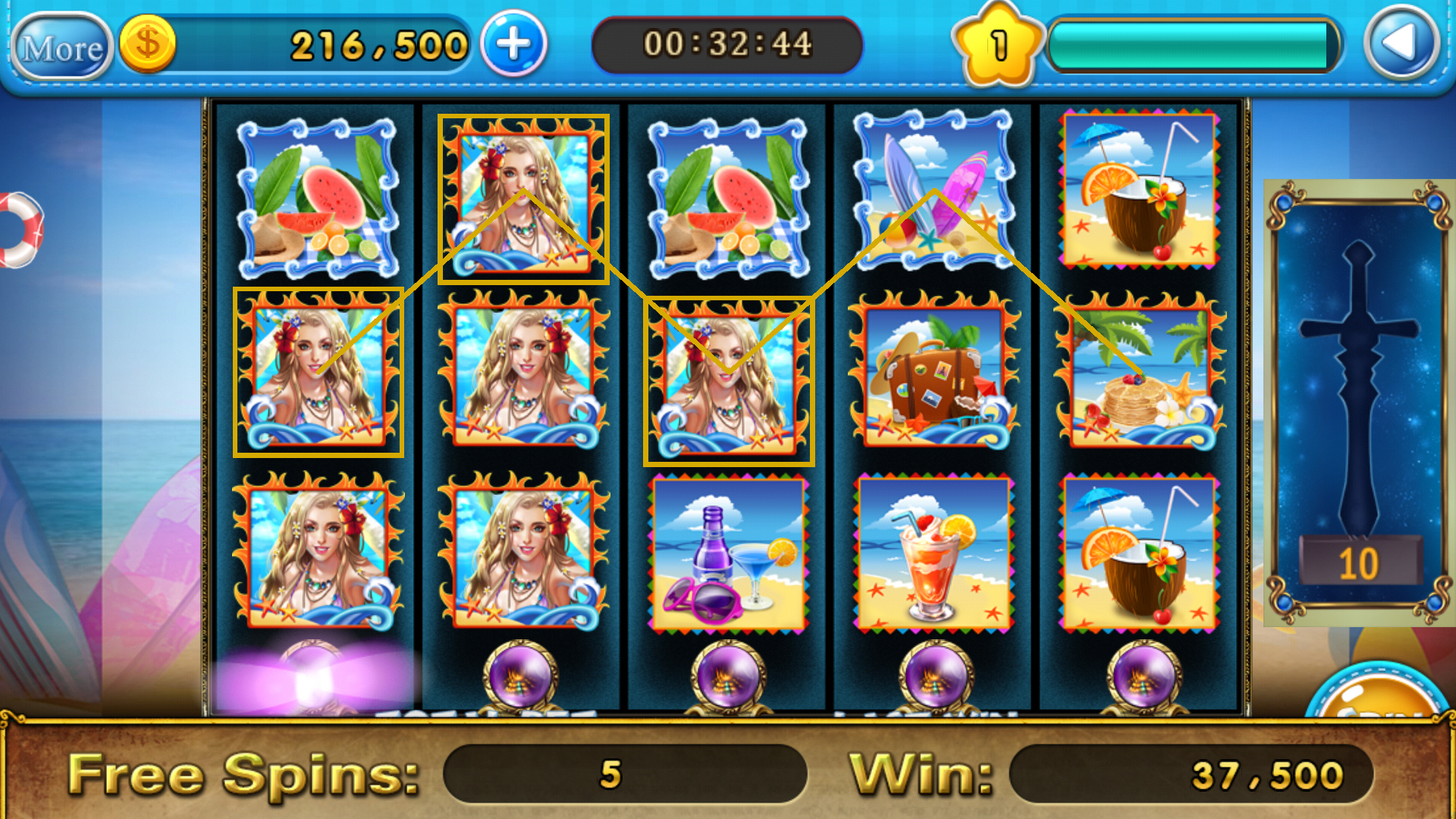 Slot Machine Hitting Spin Button Fast