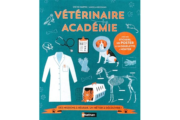 Vétérinaire académie - Livre-jeu - Dès 7 ans