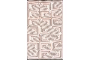 FAB HABITAT FAB HAB Moderne géométrique Tapis d'extérieur - Tokyo Terracota - résistant à l'eau, ne Fade Pas, réversible - Plastique recyclé Premium - terrasse Balcon Cuisine entrée Patio - 150cmx240cm