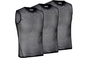 GripGrab Warstwy bazowe Uniseks Gripgrab Ultralight Mesh Ärmelloses Unterhemd 3er Pack (1 w zestawie)