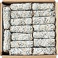 BLUE RIVER SAGE 20 White Smudge Sticks ~ Sustainably Grown Bundles for Smudging, Smudge Kit, Ceremony, Spiritual Use, Home & Office Cleansing or Smoke Cleanse (20 Pack)
