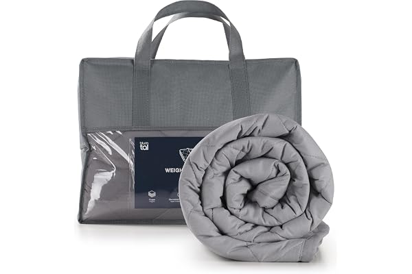 Blumtal viktfilt 135 x 200 cm – Oeko-TEX splittrad. Avslappningsfilt 100 % bomull (yttermaterial) – vikttäcke 4 kg – terapifilt 135 x 200 med glaspärlafyllning/mjukt sovtäcke anti-stress
