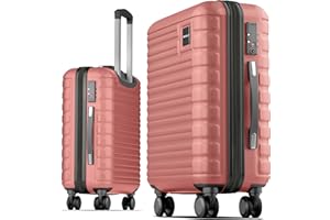 Travely Valise Cabine 55x40x20cm - adaptée pour Ryanair, Lufthansa, Eurowings et Autres. Valise Cabine 36L avec roulettes Souples et Serrure TSA Pratique, Valise de Voyage, Bagage