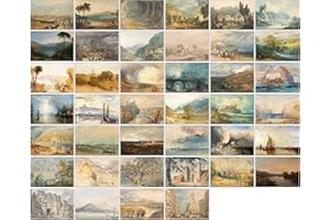 Bear and Bee 40 cartes postales imprimées dans différents styles de différents artistes célèbres (William Turner)