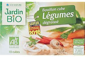 Jardin BiO étic - Bouillon cube Légumes dégraissé 90g (10 x 9g)