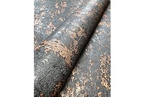 NEWROOM DESIGN NEWROOM Tapete Anthrazit Vliestapete Beton - Betontapete Industrial Blau Kupfer Zement Putz Loft inkl. Tapezier-Ratgeber