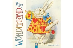 Alice in Wonderland Wall Calendar 2024 (Art Calendar)