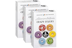 BRAUNS-HEITMANN Farba spożywcza Crazy Colours 6 sztuk (3 sztuki)