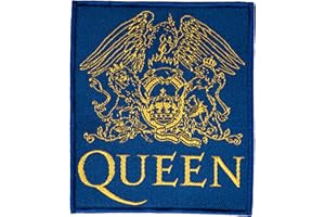 ROCK OFF OFFICIALLY LICENSED PRODUCTS Queen Shield Logo Aufnäher Patch Gewebt & Lizenziert !!