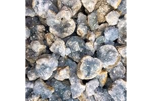 Green Cross Toad 1 x Rough Raw Stone Crystal Mineral Specimen 30mm, 20g (Celestite)