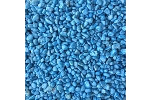 Finest-Filters Aquarium Fish Tank Gravel in Multiple Colours and 2kg, 10kg, 20kg and 40kg bags. (Light Blue, 10kg)