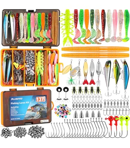 Goando Fishing Lures 380pcs Gear For Bass Trout Salmon Kit