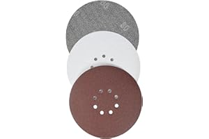 kwb by Einhell Gitter-Schleifscheiben Set (Ø 225 mm, 15 Stück, passend für Einhell Trockenbauschleifer TE-DW 225 X)